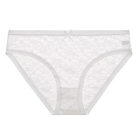 

PEASKJP Panties for Women Briefs Stretch Womens Underwear Cotton Cheeky Panties for Women Waist Cotton Underwear Hipster White M