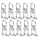 thumbnail image 3 of Gancho giratorio de acero inoxidable, 10 piezas, gancho giratorio a presión de acero inoxidable, gancho giratorio, grillete, rendimiento inigualable, 3 of 8