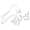 thumbnail image 3 of Genuine Nissan Pathfinder Front Mud Guard Splash (2013-2019) OE 638513KL1B, 3 of 10
