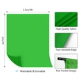 thumbnail image 3 of Andoer Écran de Fond Vert Chromakey 1,5 * 2 M/ 5 * 7 Pi pour Photographie avec Support de Fond en T Ajustable, 3 Pinces pour Toile de Fond, 3 of 7