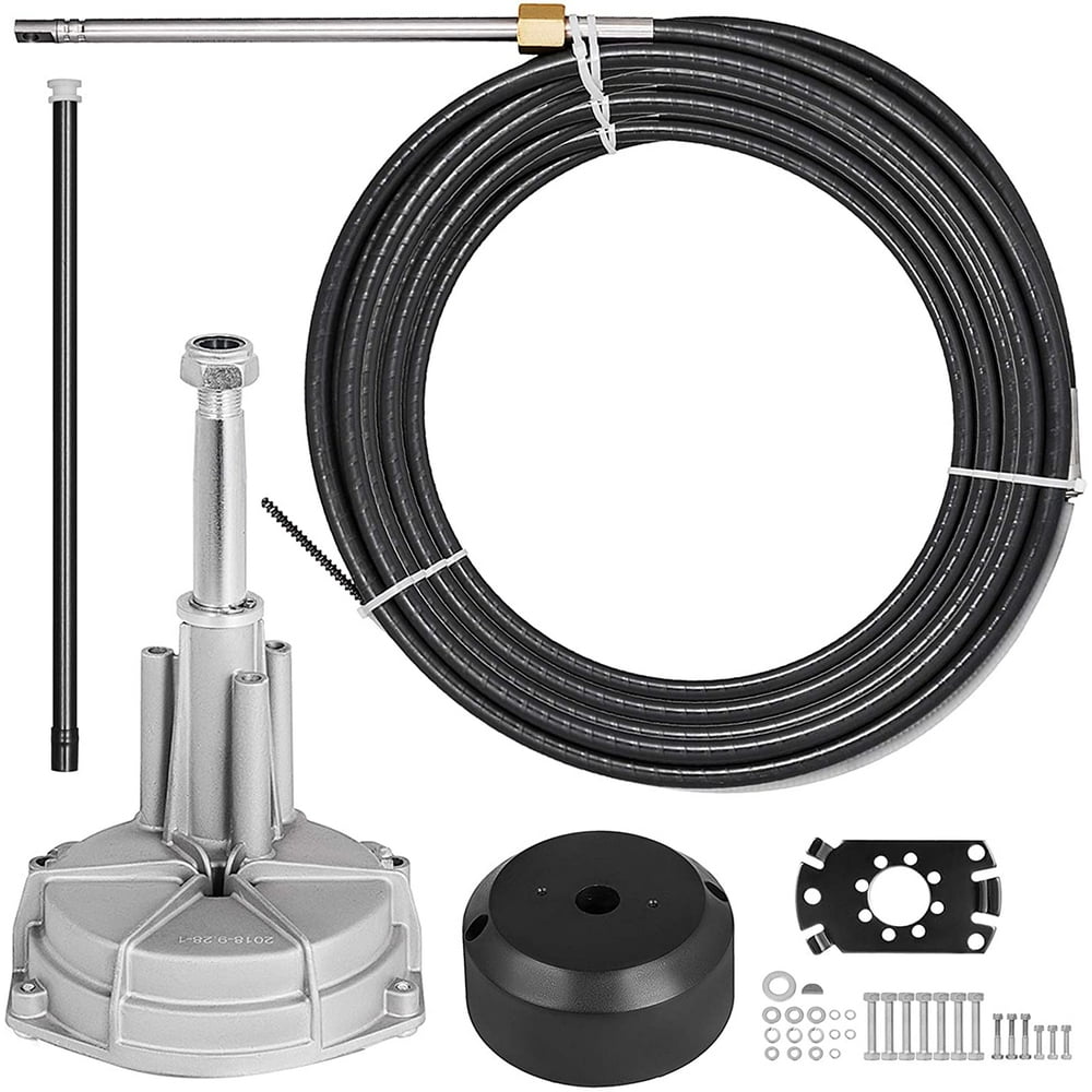 VEVOR Outboard Steering Kit 16' Boat Steering Cables 16feet Boat