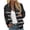 Black, variant on QATAINLAV Womens Fall Coats Fashion Striped Cardigan Tops Casual Full Zip Long Sleeve Bomber Jackets Outerwear with Pockets, Black, L