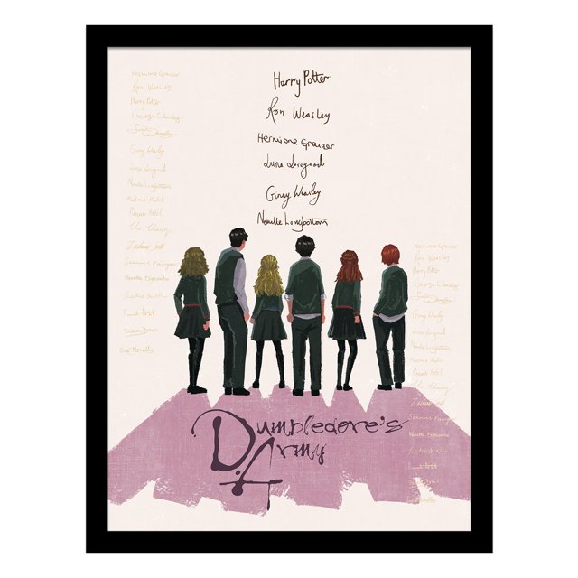 Harry Potter Looking Forward Dumbledore's Army Framed Poster