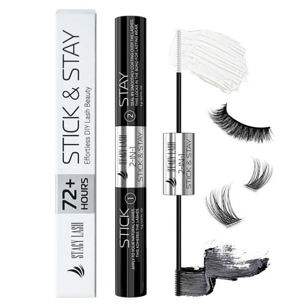 Bond and Seal Lash Glue for Eyelash Clusters by Stacy Lash/Stick & Stay Lash Clusters Glue for Individual Lashes Cluster DIY Lash Extensions/Waterproof Eyelash Glue for False Eyelashes