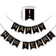 thumbnail image 1 of Banner negro de Feliz Año Nuevo 2025, para fondo de feliz año nuevo y banner de puerta de feliz año nuevo en la entrada, 1 of 5