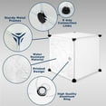 thumbnail image 3 of Mount-It! 9 Cube Storage Organizer | Plastic Clear Cubes, 3 of 9
