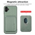 thumbnail image 4 of Mantto Detachable Card Pocket Wallet Case for Samsung Galaxy A05,Compatible with MagSafe Charging,Premium Fibrous Texture PU Leather Shockproof Anti-Scratch Slim Phone Case,Green, 4 of 5