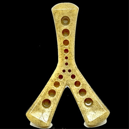 UPC: 0810216025755 | SP MOD Wishbone Ultra Durable Nylon Dog Chew Toy for Aggressive Chewers Brown Medium