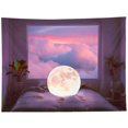 thumbnail image 1 of Bangcool Window Tapestry Nature Landscape Decorative Wall Hanging Tapestry Bedroom Decor, 1 of 10