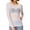 White, variant on ASFGIMUJ Women's See-Through Long Sleeve Seamless Arm Top Mesh Shirt Blouse Sexy Stylish Blouse for Party and Night Out