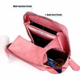 thumbnail image 3 of Monedero Qarigey hombre piel de vaca gran capacidad rosa, 3 of 6