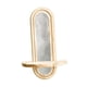 thumbnail image 3 of Estante de pared,Estante de pared de madera estilo bohemio para decorar el dormitorio,Estante flotante decorativo de madera,elegante decoración de pared,Exhibición de baño moderna, 3 of 9