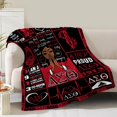thumbnail image 1 of Blanket NukunSKF, forro polar con tema positivo de la hermandad femenina, 150 x 125 cm, 1 of 6