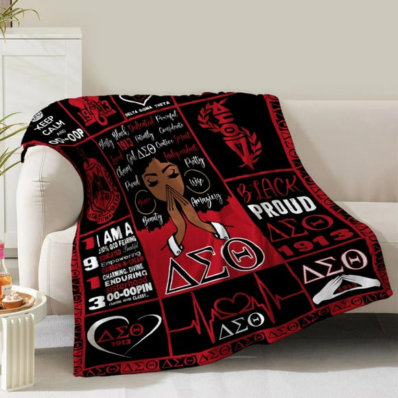 Blanket NukunSKF, forro polar con tema positivo de la hermandad femenina, 150 x 125 cm