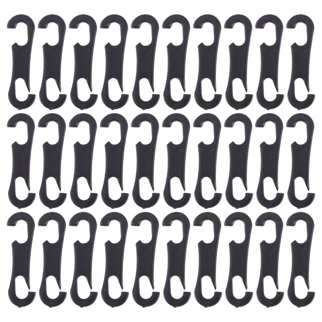 WORGEOUS 200pcs cubierta de asiento de coche ganchos de plástico asiento auto cojín fijo ganchos accesorios para automóviles