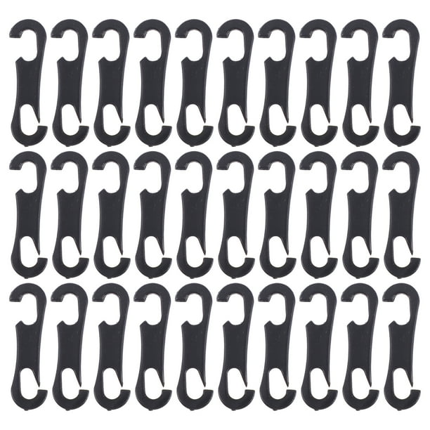 200 ganchos de plástico para fundas de asiento de coche, accesorios para coche