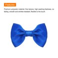 thumbnail image 4 of Uxcell 80pcs Navy Blue Bow Ties 1.5"x1" Mini Bowknot for Crafting Little Satin Bows, 4 of 5