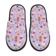 thumbnail image 1 of Balery Fashionable Cats Pantuflas de Casa de Felpa Silenciosas con Diseño Estampado, Zapatillas Cómodas Antideslizantes de Algodón para Interior-Medium, 1 of 8