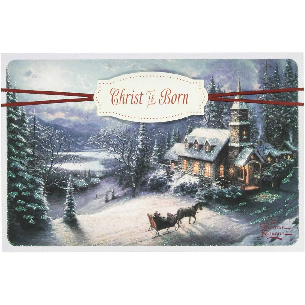 DaySpring Inspirational 24Count Thomas Kinkade Christ is Born