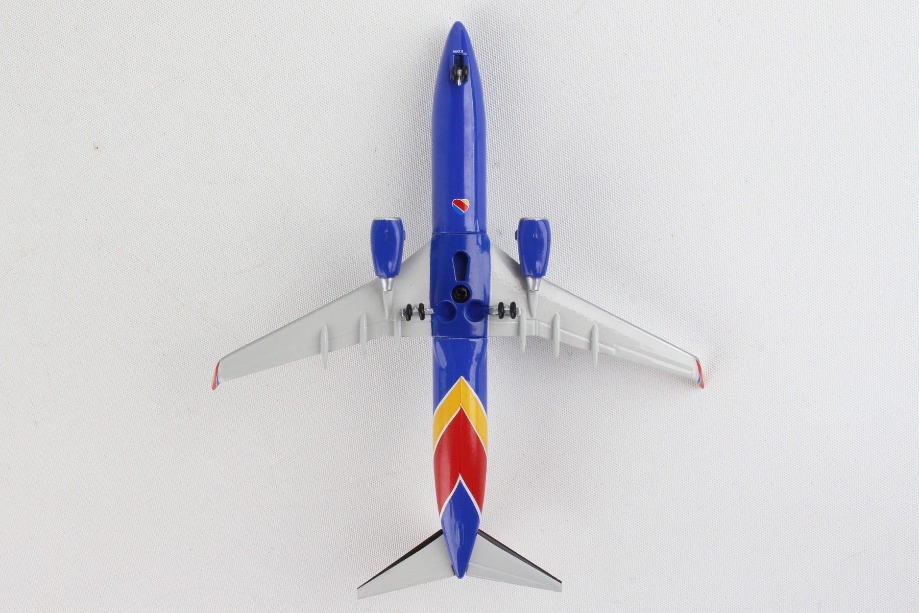 Postage Stamp Southwest Airlines 737-800 Plane Die Cast Metal Daron 27536