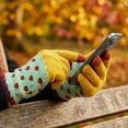 thumbnail image 4 of allydrew Cold Weather Touchscreen Texting Gloves for Women (Set of 2), Yellow and Green Floral, 4 of 6