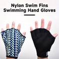 thumbnail image 4 of Flexible Swim Fins Swimming Webbed Gloves Fitness Diving Training Gear, 4 of 8