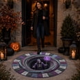 thumbnail image 6 of Forestwhale 3D Halloween Trap Rug 23.6" Novelty Skeleton Optical Illusion Mat Non- Funny Floor Doormat for Home Party Halloween Decor, 6 of 6