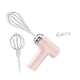 thumbnail image 3 of Batidor de huevos eléctrico portátil inalámbrico para batir y hornear en la cocina Cabeza doble rosa, 3 of 9