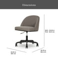 thumbnail image 3 of Better Homes & Gardens Oaklee Office Chair, Gray and Charcoal Finish, 3 of 13