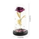 thumbnail image 3 of Lámpara con Pantalla de Rosa y Luces Led | Cúpula de Cristal Decorativa con Lámina Metálica | Regalo de San Valentín, Aniversario y Cumpleaños | Decoración Romántica para El Hogar | Opciones En Azul,, 3 of 6