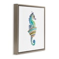thumbnail image 3 of Stupell Industries Coastal Summer Ready Seahorse Brown Floating Frame Canvas Art, 25 x 25, by Lanie Loreth, 3 of 8