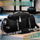 thumbnail image 3 of Mochila de gimnasio SDTAME con compartimento para zapatos, color negro, 3 of 9