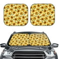 thumbnail image 2 of Easygdp Sunflowers for 2 PCS Foldable Car Sun Shade Front Windshield Sun Protection Cover for Car, SUV, Truck-Large, 2 of 6