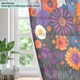 thumbnail image 4 of Yayeee Window Curtains Set of 2 for Living Room Light Filtering 63"x42", Purple Flowers, 4 of 7