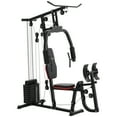 thumbnail image 1 of Soozier Multi-Functional Home Gym Workout Equipment with Leg Press Machine, 1 of 10