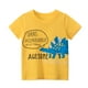 thumbnail image 1 of Gibobby Camisas De Vestir Camisetas de dinosaurio de dibujos animados para 17, camisetas para niños y bebés, ropa de manga para niños pequeños, camisetas de cuello redondo par(Amarillo, 4-5 Años), 1 of 5