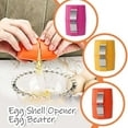 Matoen 2 Pack Egg Shell Opener, 2025 New Egg Cracker Tool for Raw Eggs, Multifunctional Egg
