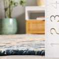 thumbnail image 4 of SAFAVIEH Jardin Rose Floral Runner Rug, Navy/Turquoise, 2'3" x 8', 4 of 10