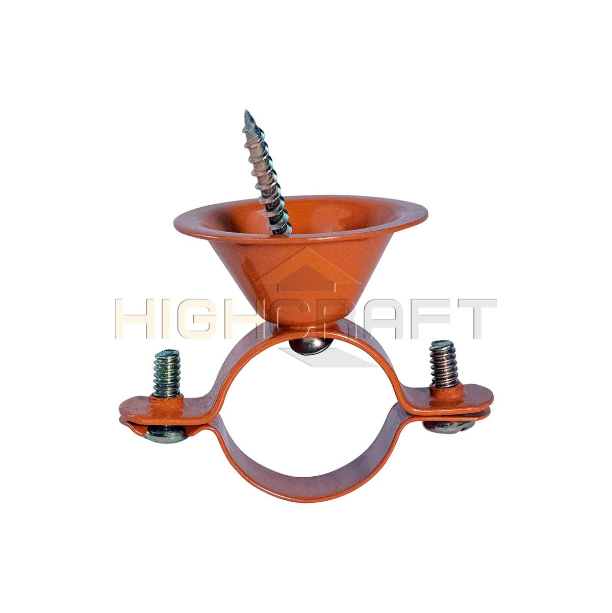 Highcraft 3/4 in. Pipe Bell Hanger in Copper Plated Steel (10-Pack)