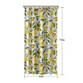thumbnail image 5 of Yellow Lemon Fruit Flowers White Pattern Shower Curtain 36"x72" ,Bathroom Decorative Shower Curtains Set with 12 Hooks,Modern Waterproof Washable Shower Curtain, 5 of 6