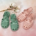 thumbnail image 2 of Kannior Toddler Girls Jelly Sandals Soft Rubber Sole Closed Toe Summer Shoes Mary Jane Dress Princess Flat, 2 of 6