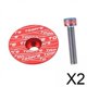 thumbnail image 1 of 2 Auriculares De Aleación De Aluminio Para Bicicleta, Cubierta De Horquilla Delantera Para Bicicletas De Montaña, Color Rojo, 1 of 7