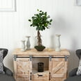 thumbnail image 4 of Nearly Natural 2ft Ficus Bonsai Artificial Tree in Decorative Planter in Green, 4 of 4