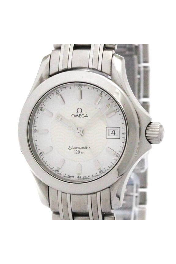 Pre-Owned OMEGA Seamaster 120M Steel Quartz Ladies Watch 2581.21 Polished