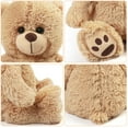 thumbnail image 4 of LotFancy  15" Teddy Bear Stuffed Animals, Soft Plush Bear with Footprints, Gifts for Girls Girlfriend Wife, 4 of 7