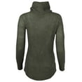 thumbnail image 2 of Mountain Khakis Women's Kelp X-Large Countryside Cowl Neck Ribbed Sweater, 2 of 2