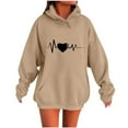thumbnail image 2 of QUINDOS Womens Hoodies Plus Size Womens Sweatshirts Plus Size Casual Long Sleeve Crew Neck Graphic Pullover Tops, 2 of 4
