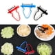 thumbnail image 4 of Pelador Multifunción, Hoja Doble de Acero Inoxidable, Mango Cómodo, Triturador Versátil de Frutas y Verduras, Cortador En Juliana, Máquina para Hacer Fideos de Calabacín, Juego de Herramient, 4 of 7
