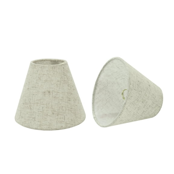 Aspen Creative Corporation 6'' Linen Empire Candelabra Shade (Set of 2)