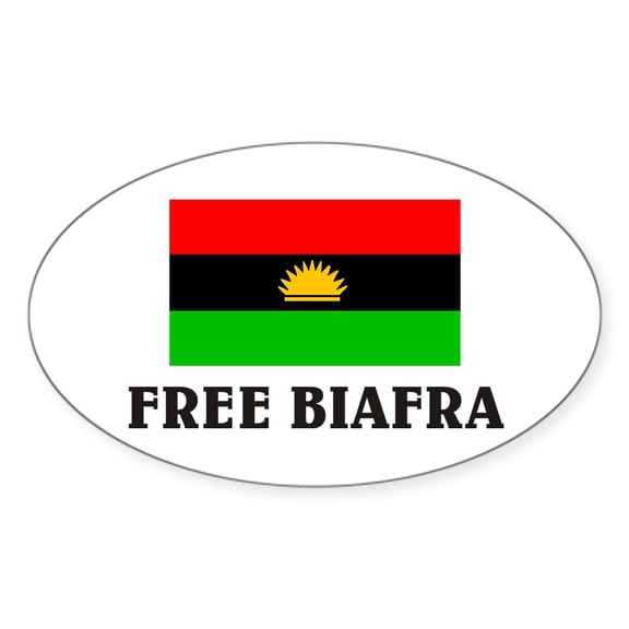 CafePress - Free Biafra Oval Sticker - Sticker (Oval)